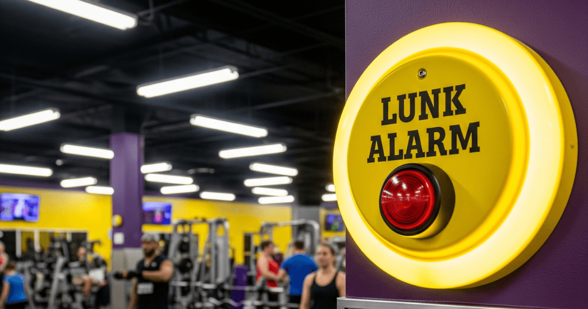 Lunk Alarm-knapp